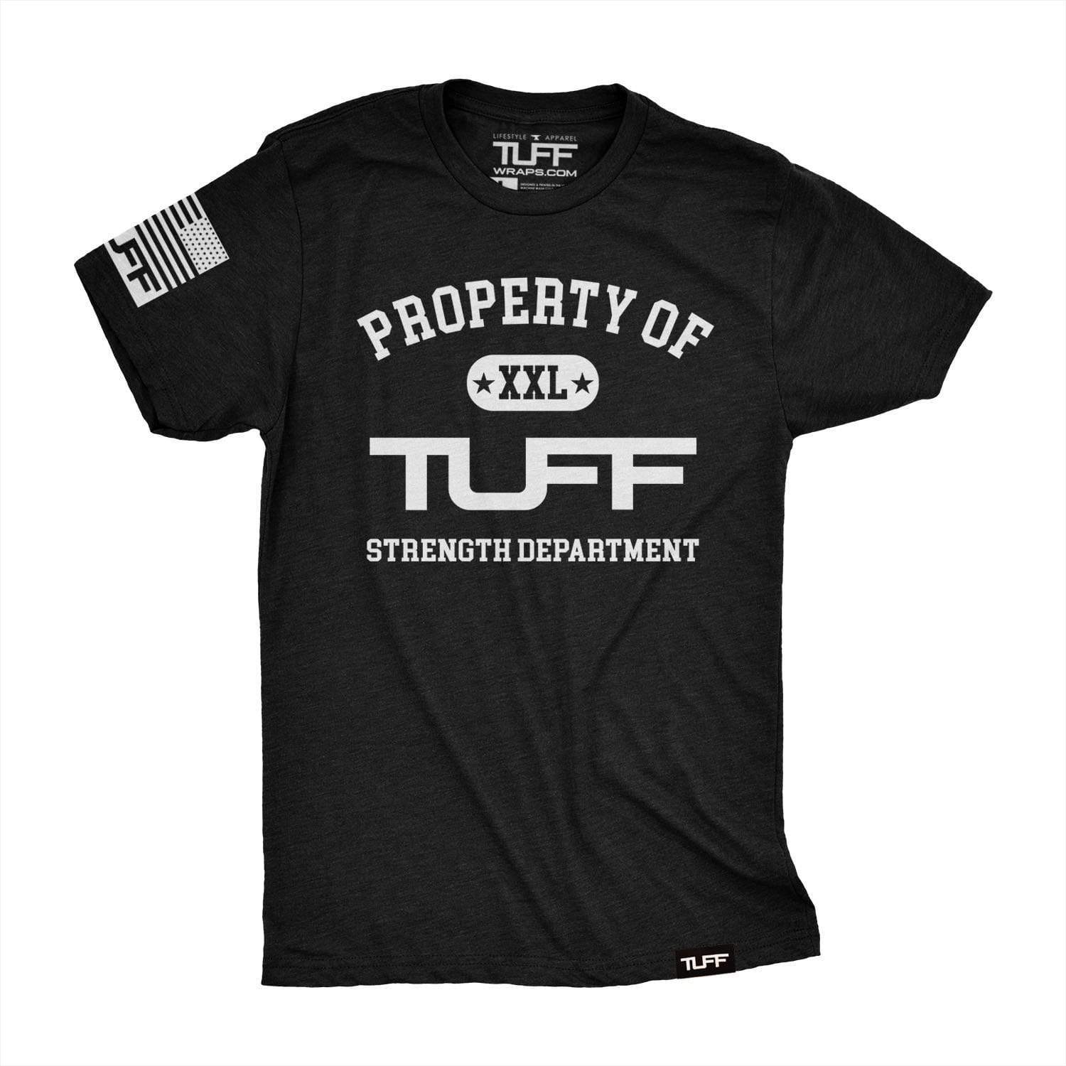 Property of TUFF Tee S / Black TuffWraps.com