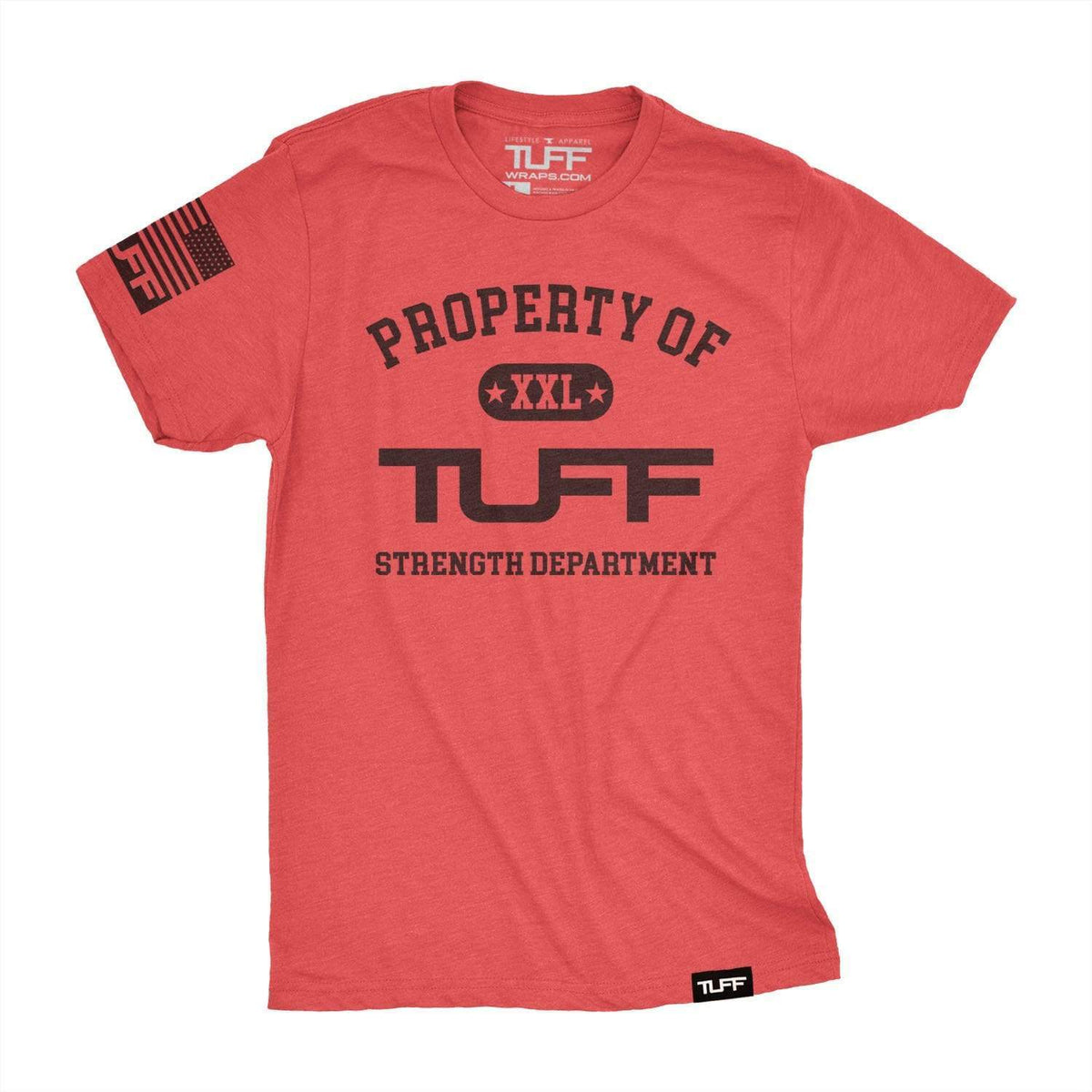 Property of TUFF Tee S / Vintage Red TuffWraps.com