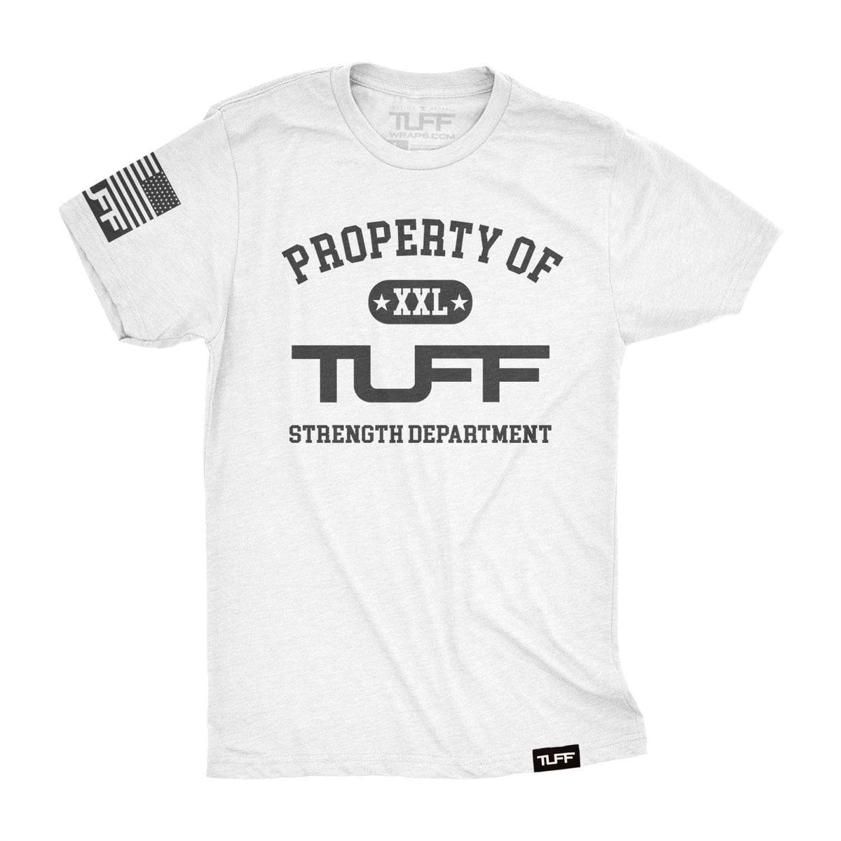 Property of TUFF Tee S / White TuffWraps.com