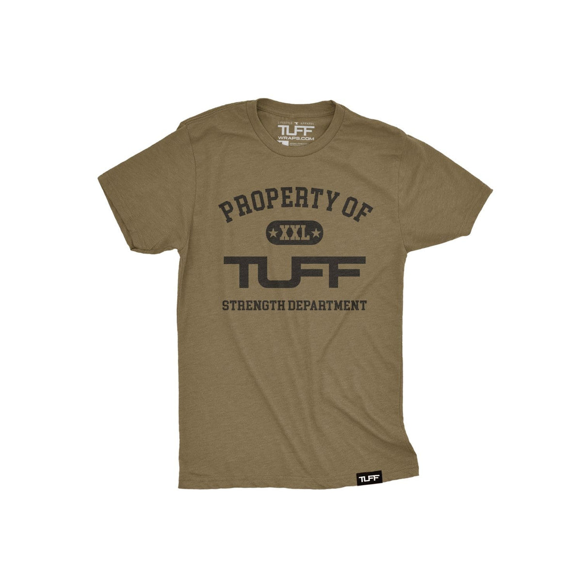 Property of TUFF Youth Tee XS / Military Green TuffWraps.com