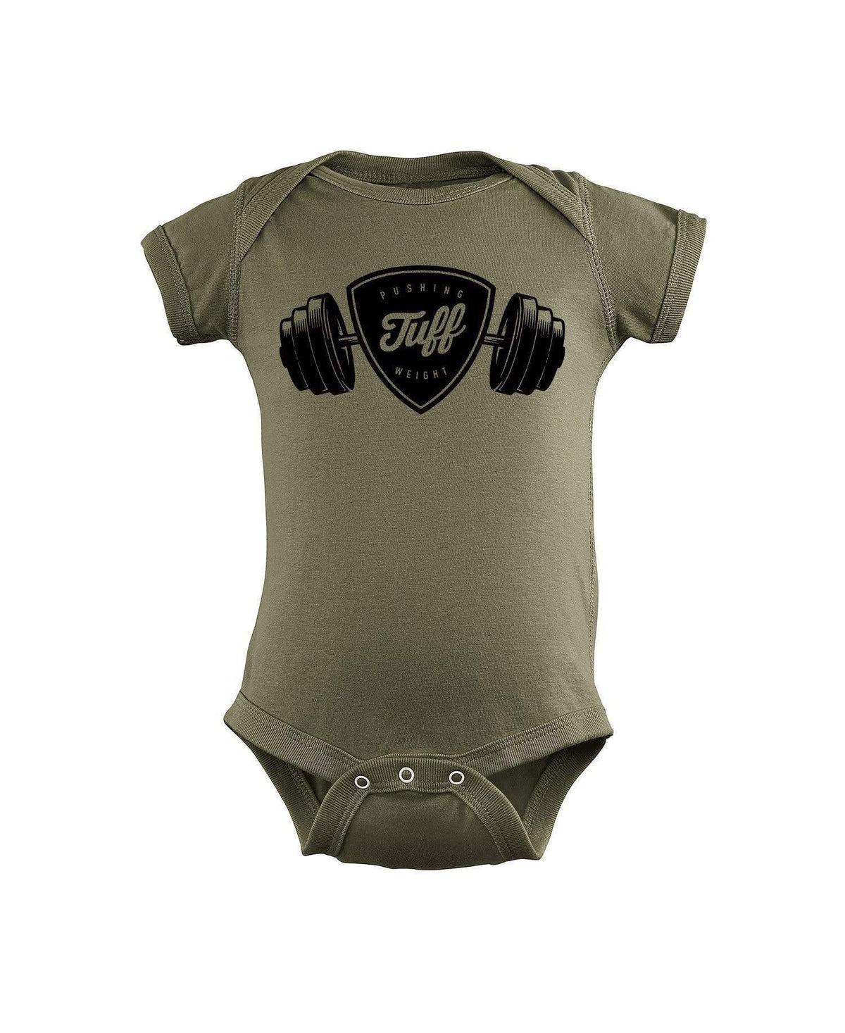 Pushing Weight Infant Onesie NB / Military Green TuffWraps.com