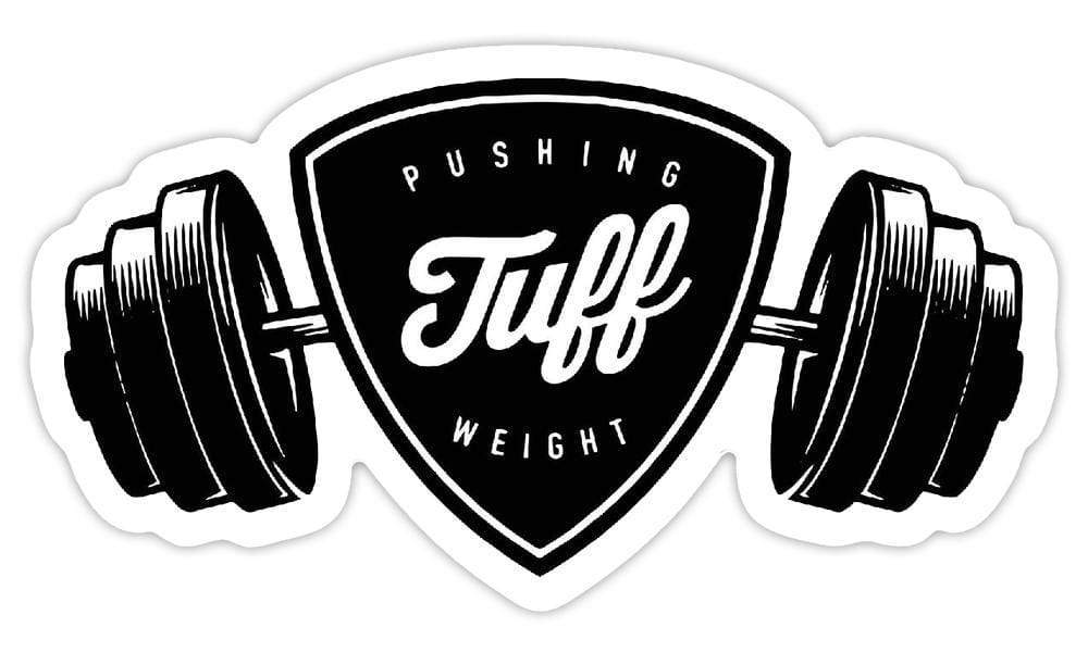 Pushing Weight Sticker TuffWraps.com