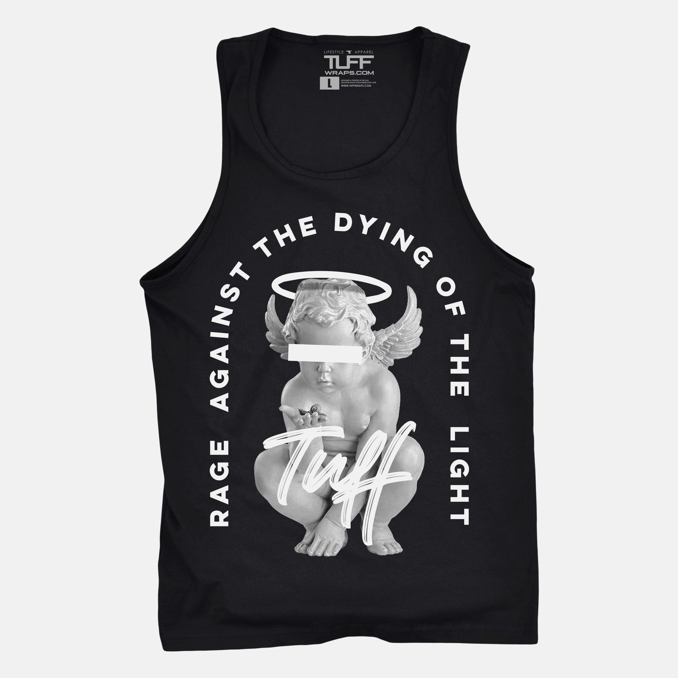 Rage Against the Dying of the Light Tank Black / S TuffWraps.com