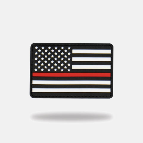 Red Line Flag Patch – TuffWraps.com