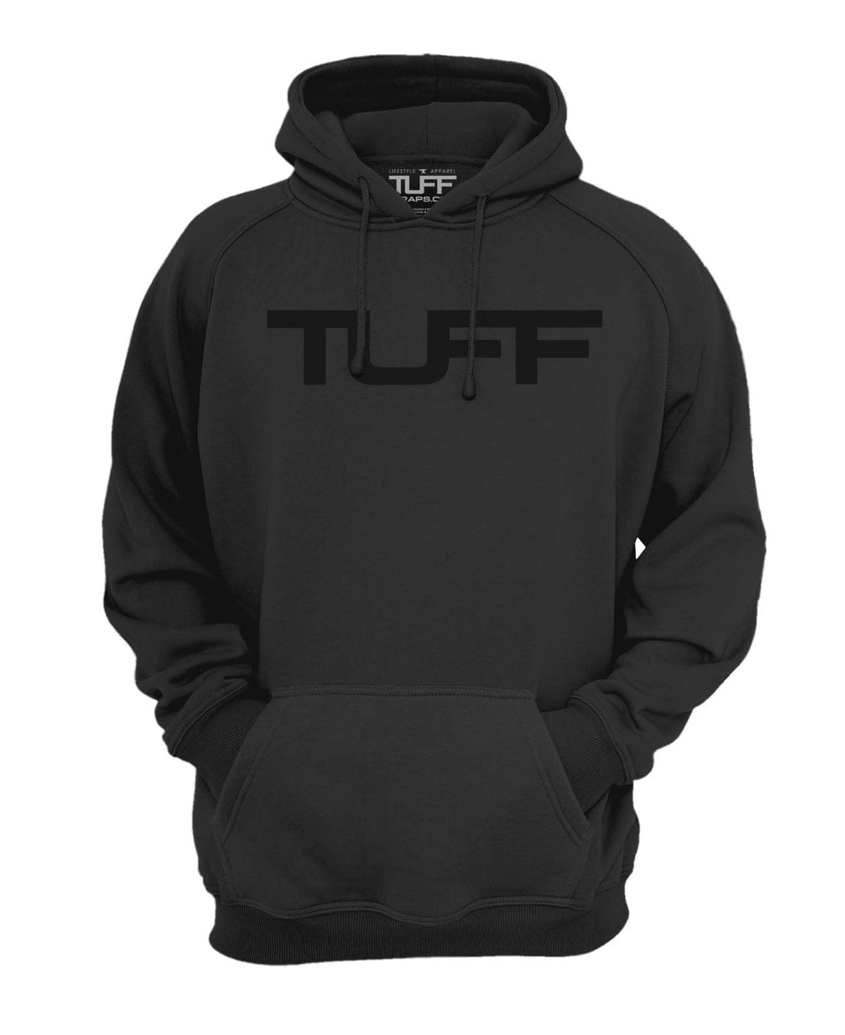 Solid Black TUFF Apocalyptic Hooded Sweatshirt S / Black TuffWraps.com