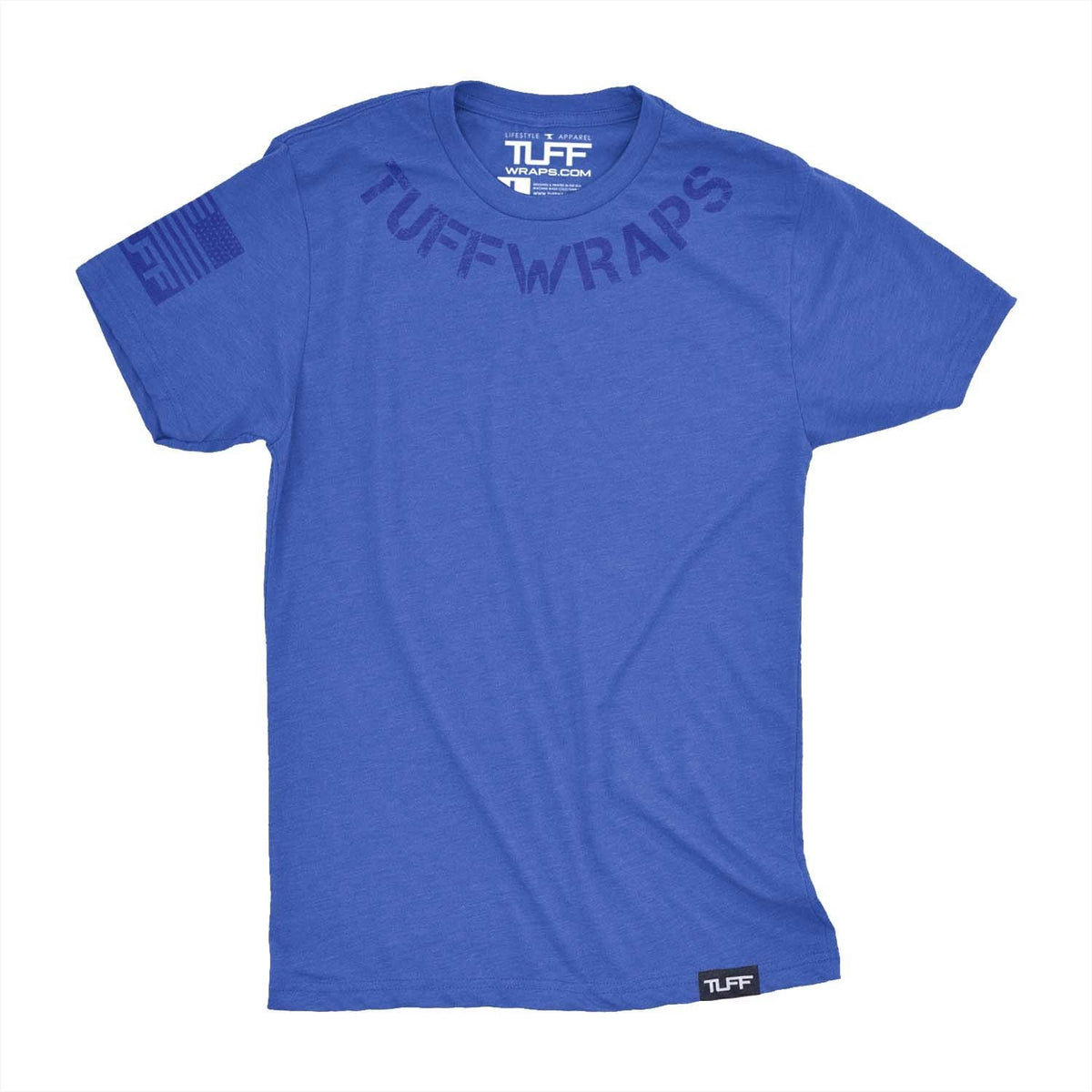 Solid Blue TUFF Curve Tee S / Vintage Royal TuffWraps.com