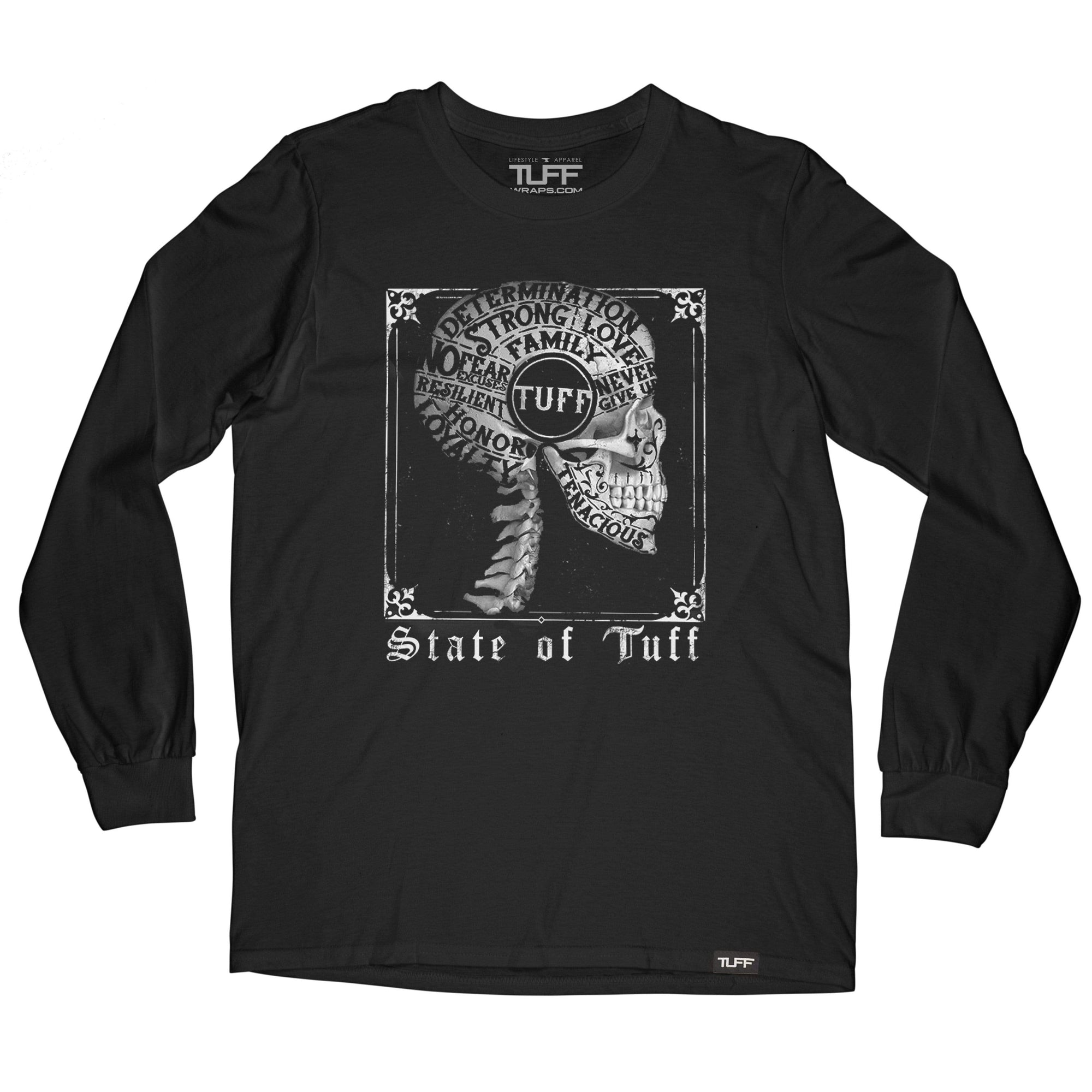 State of TUFF Long Sleeve Tee S / Black TuffWraps.com