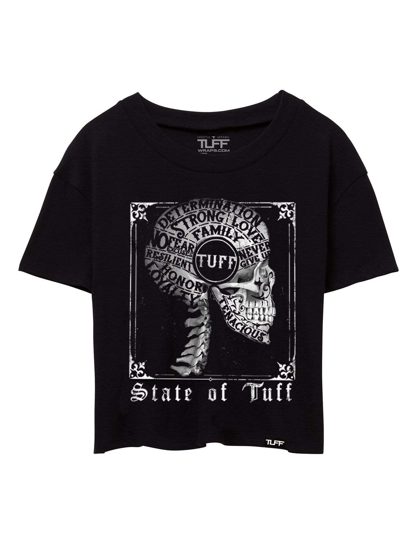 State of TUFF Loose Fit Crop Tee S / Black TuffWraps.com