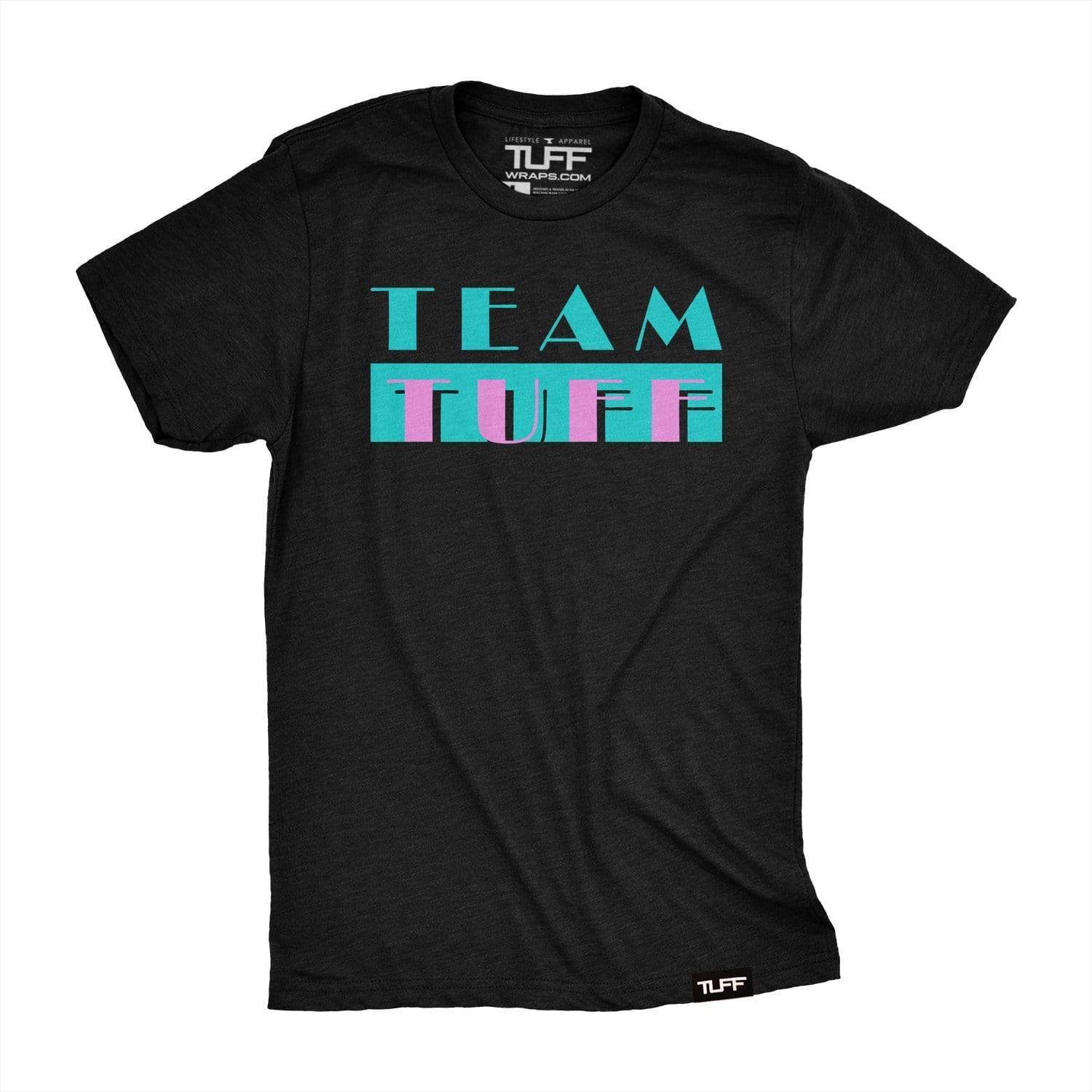 Team TUFF Retro Tee S / Black TuffWraps.com