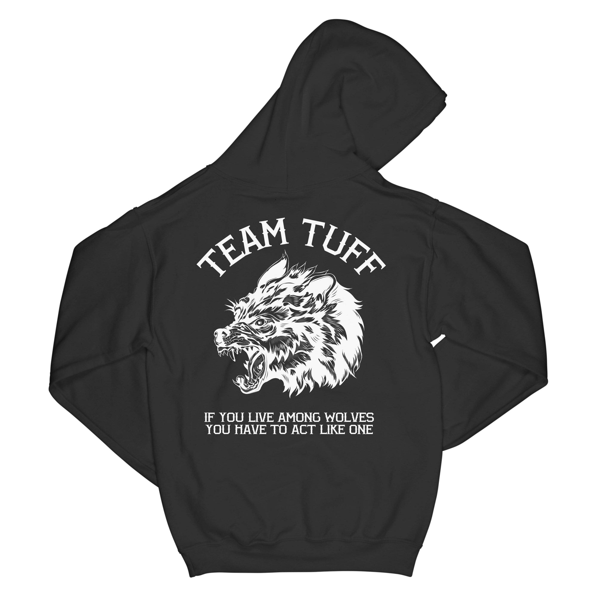 Team TUFF Wolves Club Hooded Sweatshirt XS / Black TuffWraps.com