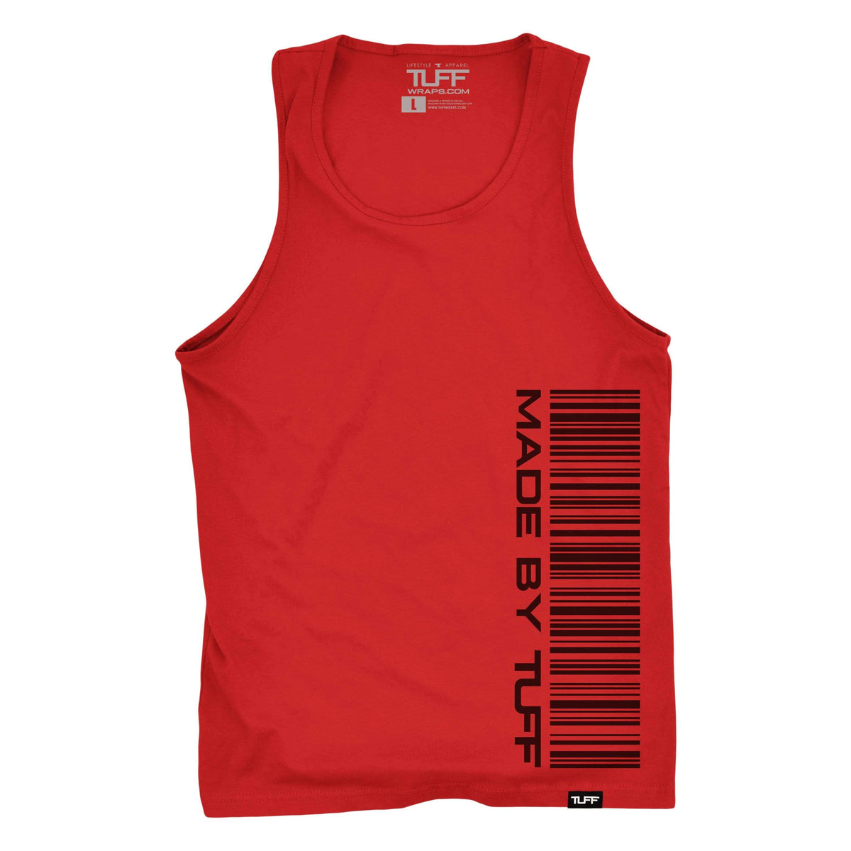 The Barcode Tank S / Red TuffWraps.com