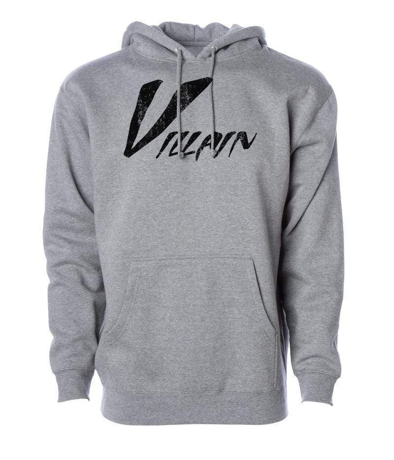 The Big V (Villain) Hooded Sweatshirt XS / Gray TuffWraps.com