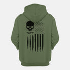 The "No Surrender" Hooded Sweatshirt Military Green / XS TuffWraps.com