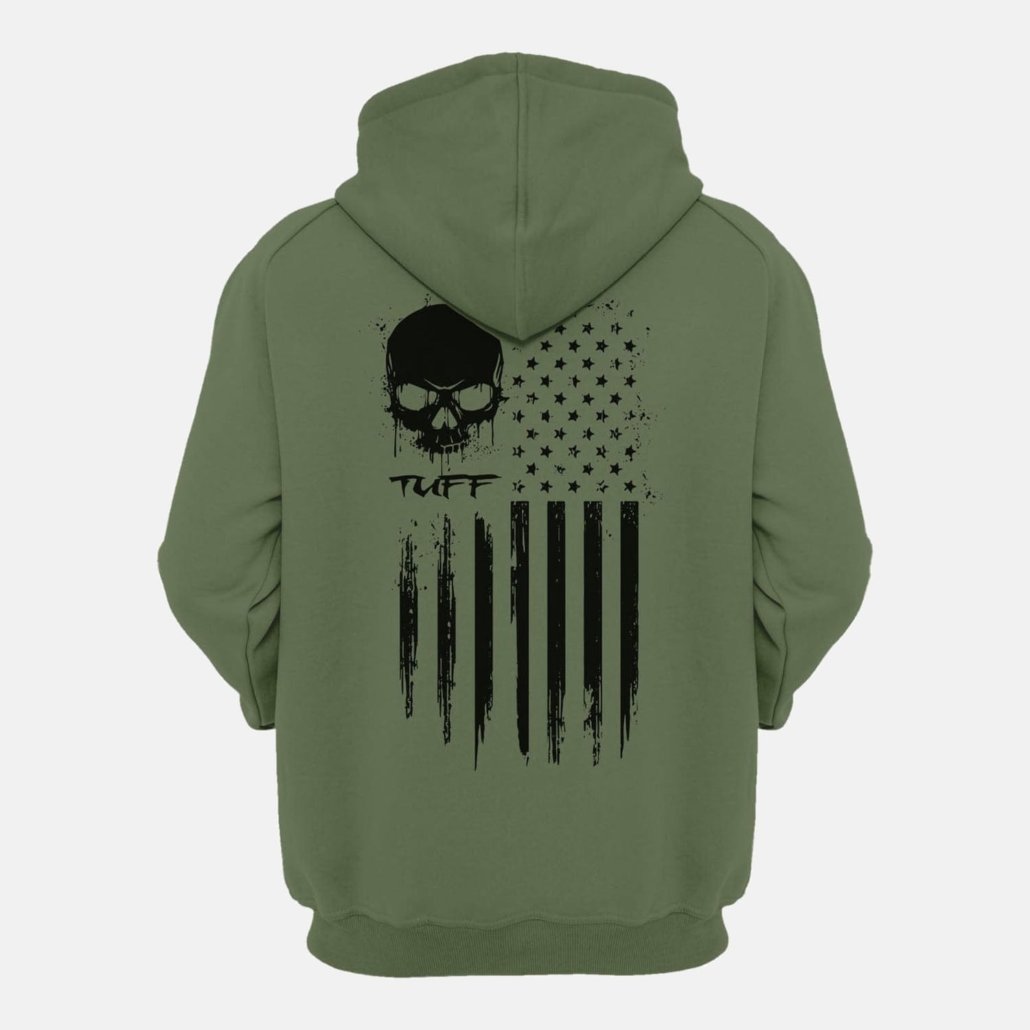 The "No Surrender" Hooded Sweatshirt Military Green / XS TuffWraps.com