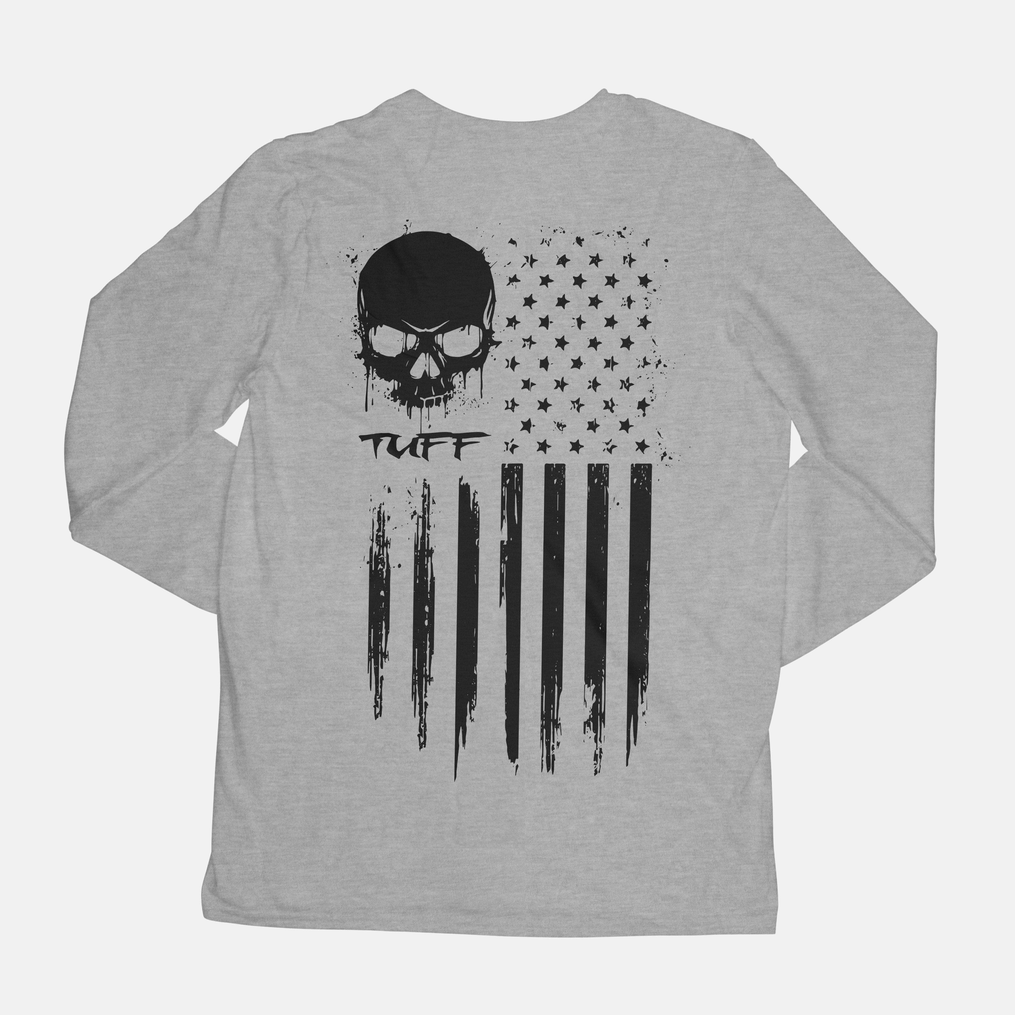 The "No Surrender" Long Sleeve Tee Heather Gray / S TuffWraps.com