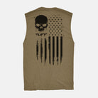 The "No Surrender" Raw Edge Muscle Tank Military Green / S TuffWraps.com