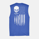 The "No Surrender" Raw Edge Muscle Tank Vintage Blue / S TuffWraps.com