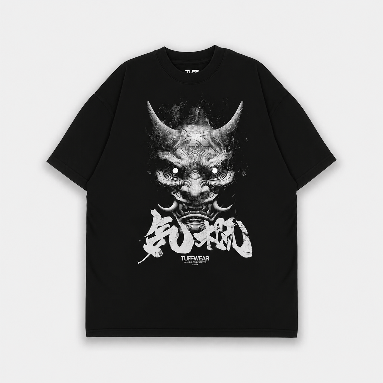 The Oni Within Tee Oversized / Black / S TuffWraps.com