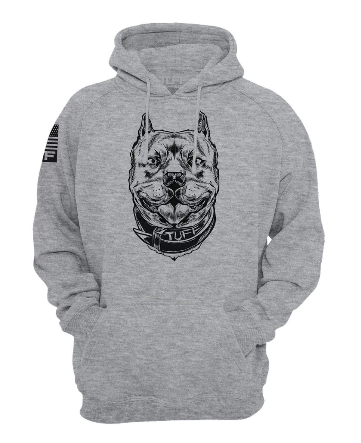 The Pitbull Hooded Sweatshirt XS / Gray TuffWraps.com