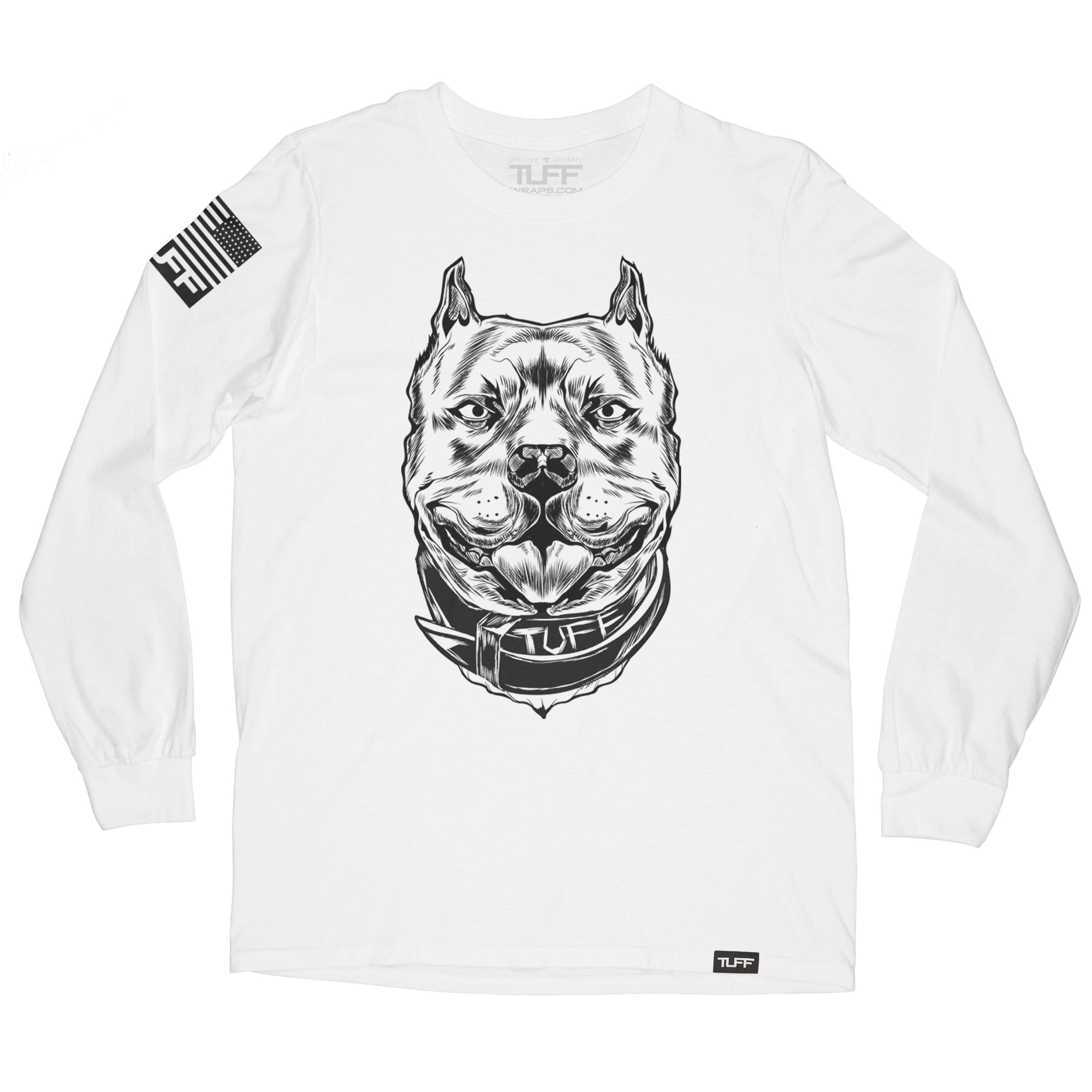 The Pitbull Long Sleeve Tee S / White TuffWraps.com