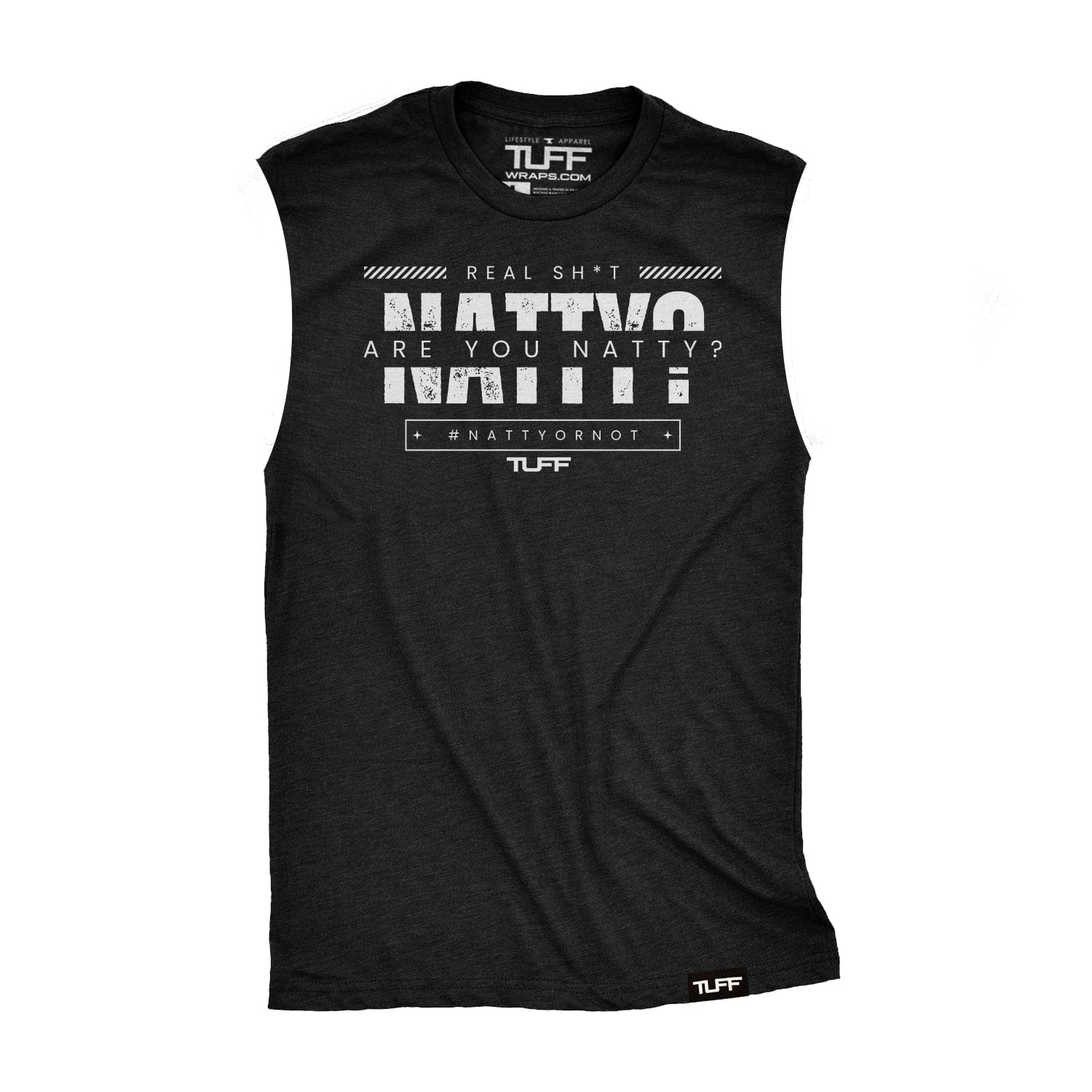 The Real Sh*t Raw Edge Muscle Tank S / Black TuffWraps.com