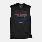 Triple TUFF USA Raw Edge Muscle Tank Black / S TuffWraps.com