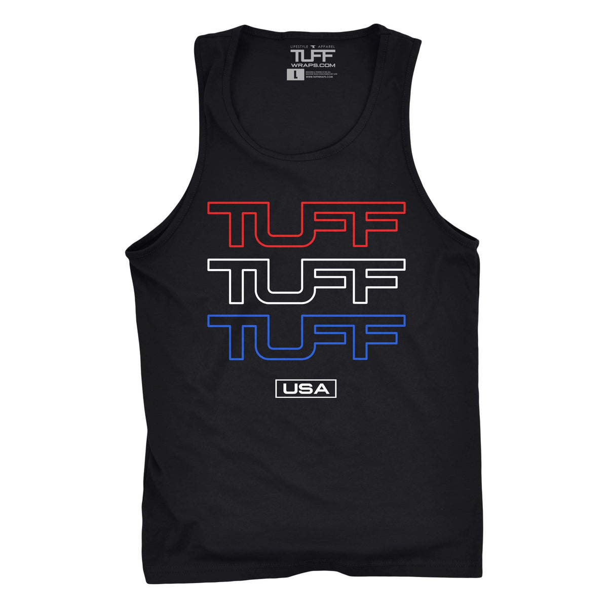 Triple TUFF USA Tank S / Black TuffWraps.com