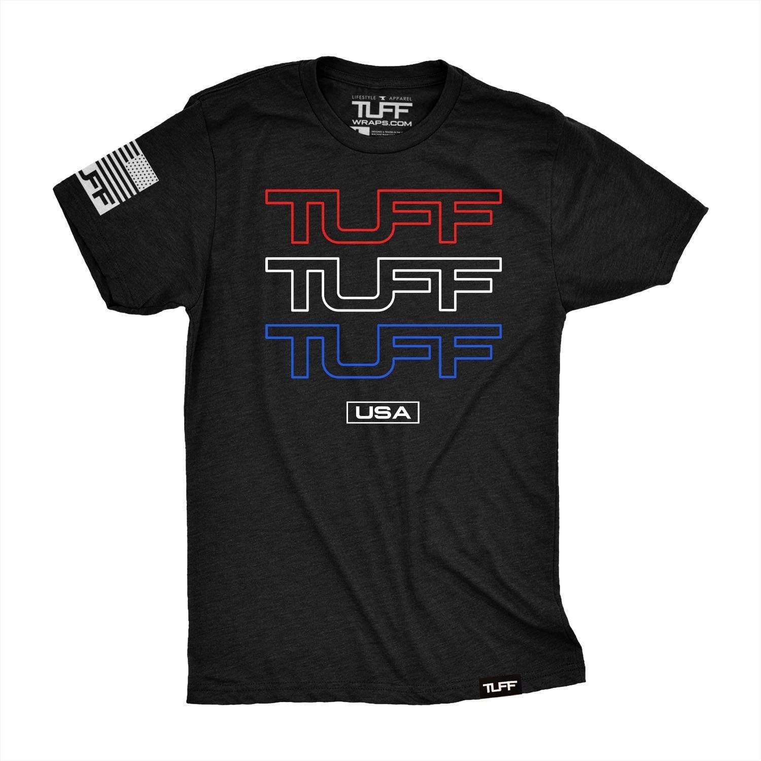Triple TUFF USA Tee S / Black TuffWraps.com