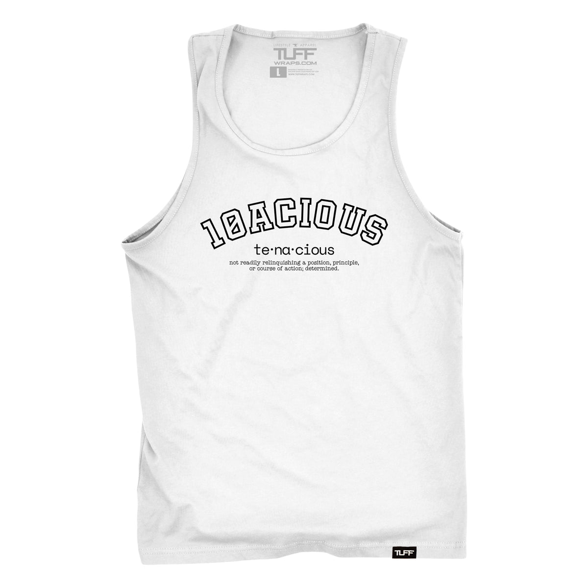 TUFF 10acious Definition Tank S / White TuffWraps.com