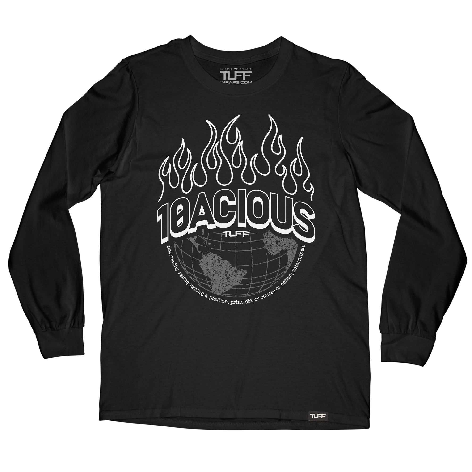 TUFF 10acious Globe Long Sleeve Tee TuffWraps.com