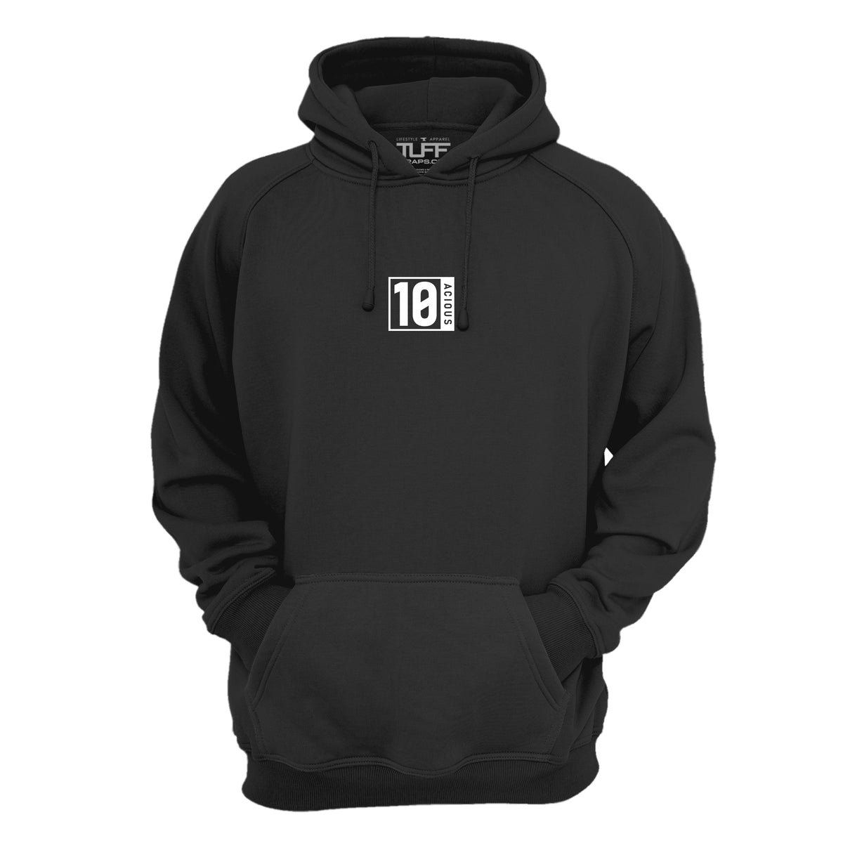 TUFF 10acious Original Hooded Sweatshirt XS / Black TuffWraps.com