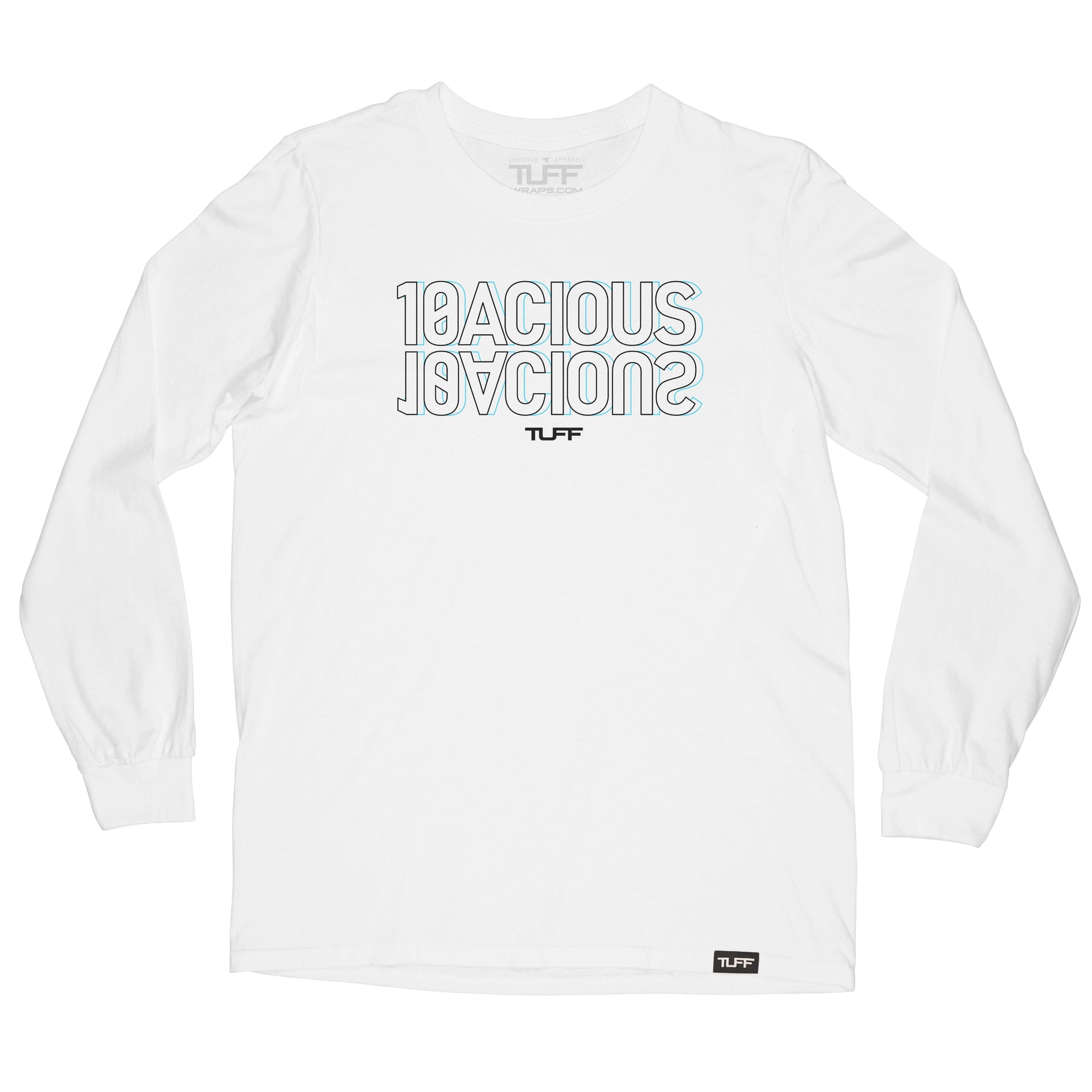 TUFF 10acious Reflection Long Sleeve Tee S / White TuffWraps.com