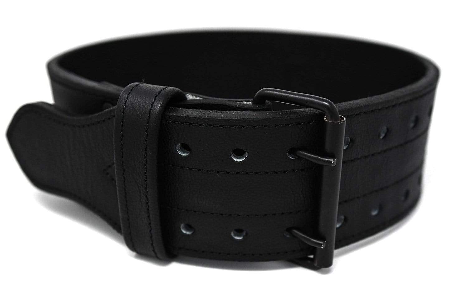 POWERLIFTING BELT 10MM BLACK- FREE STRAP