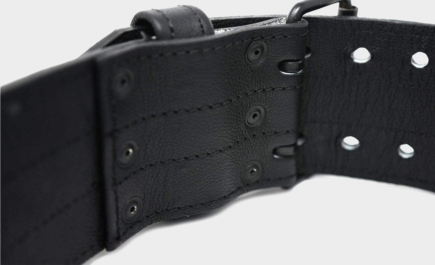 TUFF 10mm Leather Double Prong Weightlifting Belt TuffWraps.com
