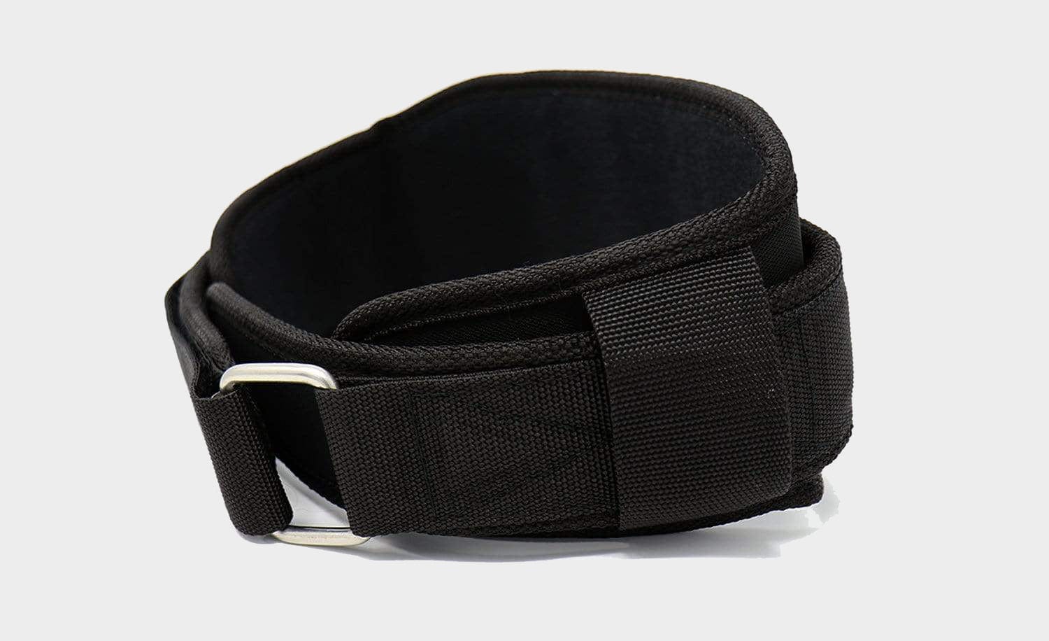 TUFF 4.5" Nylon Weightlifting  Belt - All Black TuffWraps.com