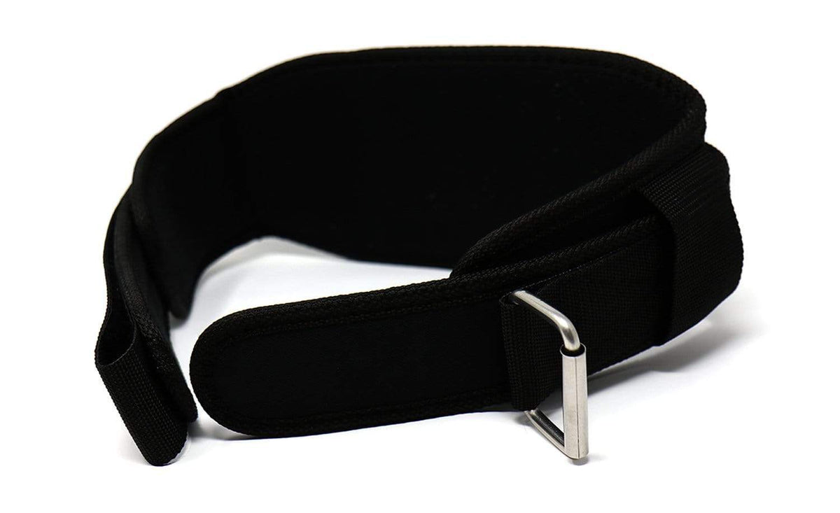 TUFF 4.5&quot; Nylon Weightlifting  Belt - All Black TuffWraps.com