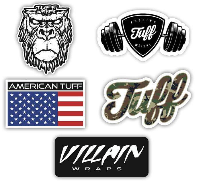 TUFF (5) Sticker Pack TuffWraps.com