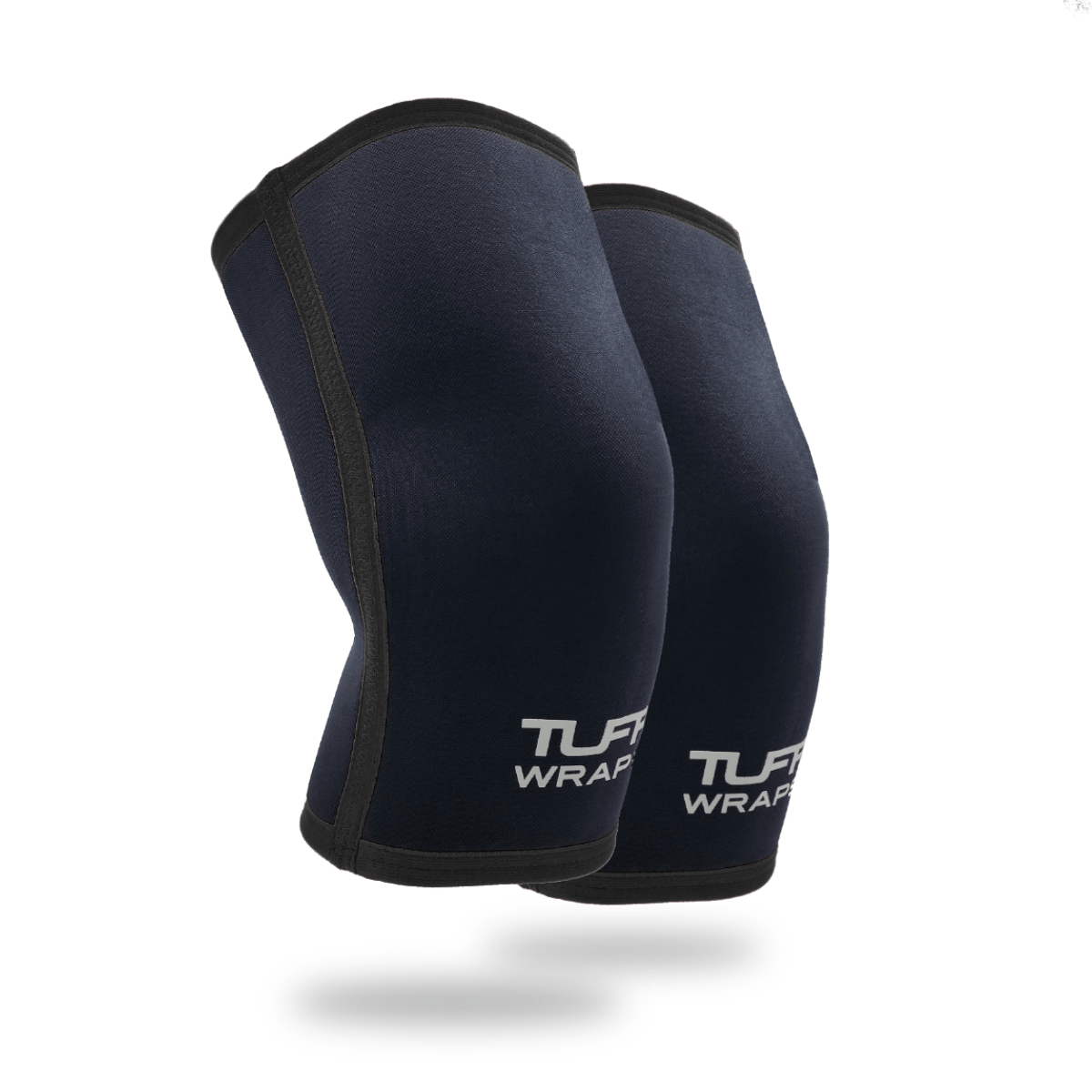 TUFF 7mm Competition Knee Sleeves (All Black) TuffWraps.com