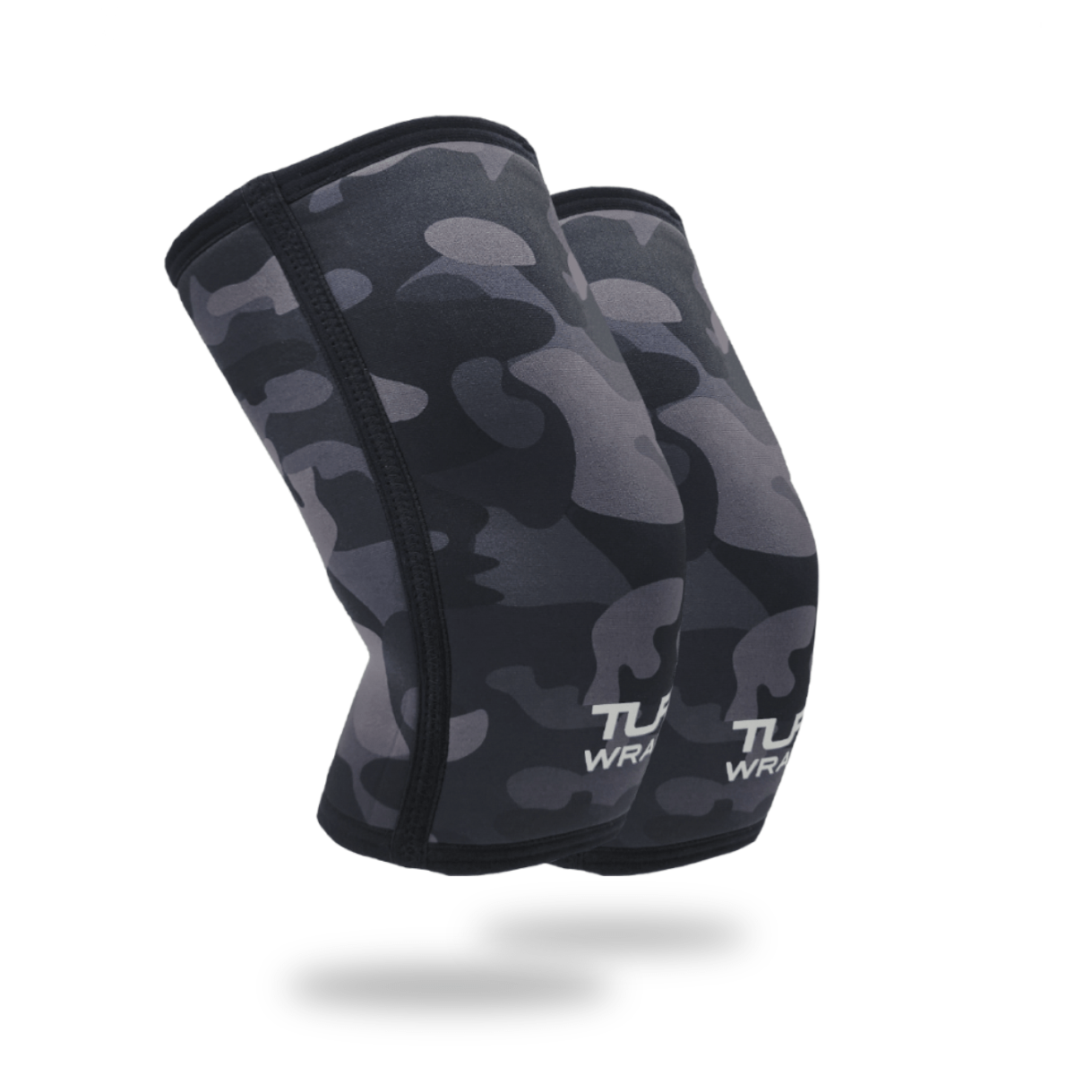 TUFF 7mm Competition Knee Sleeves (Black Camo) TuffWraps.com