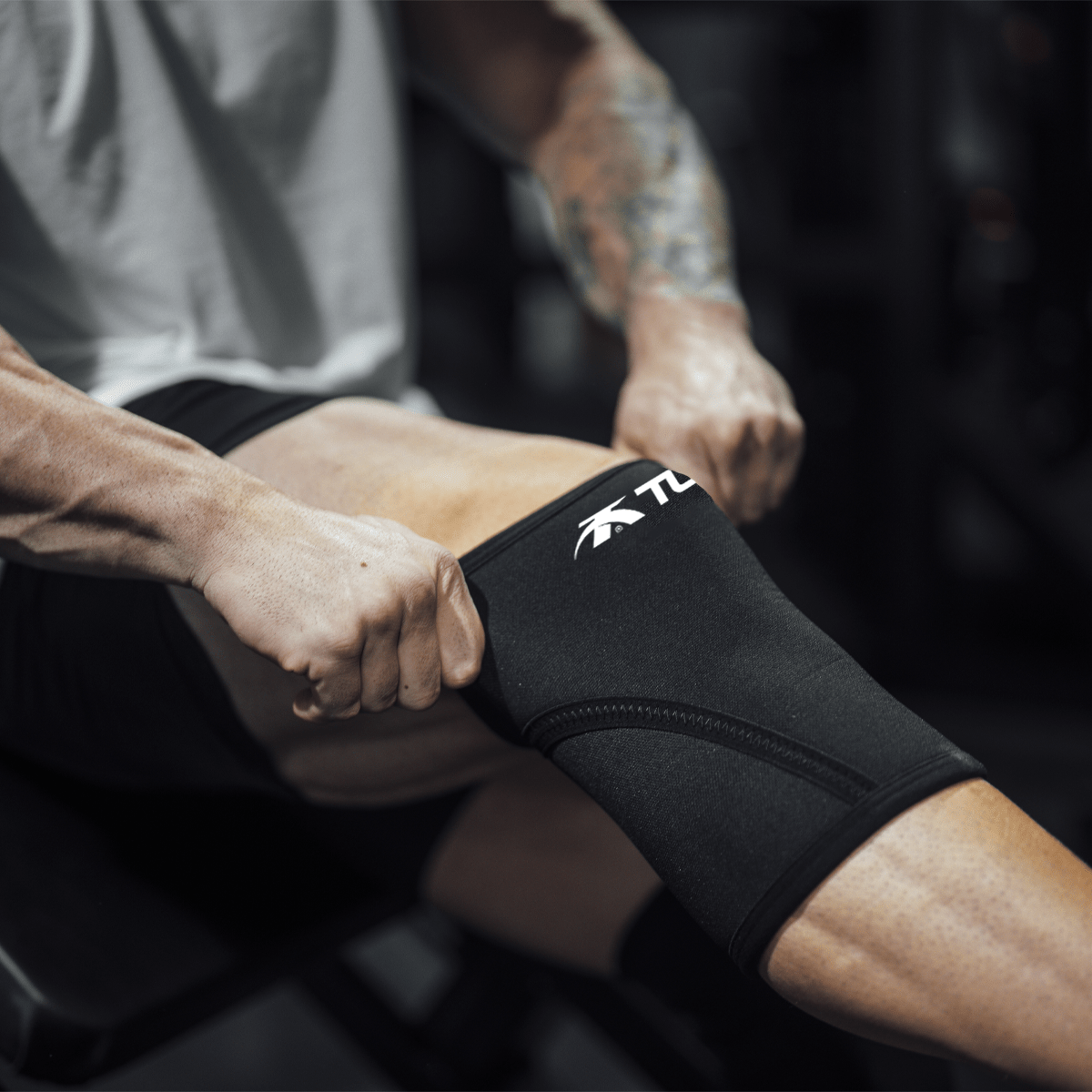 TUFF 7mm X-Training Knee Sleeves (All Black) TuffWraps.com