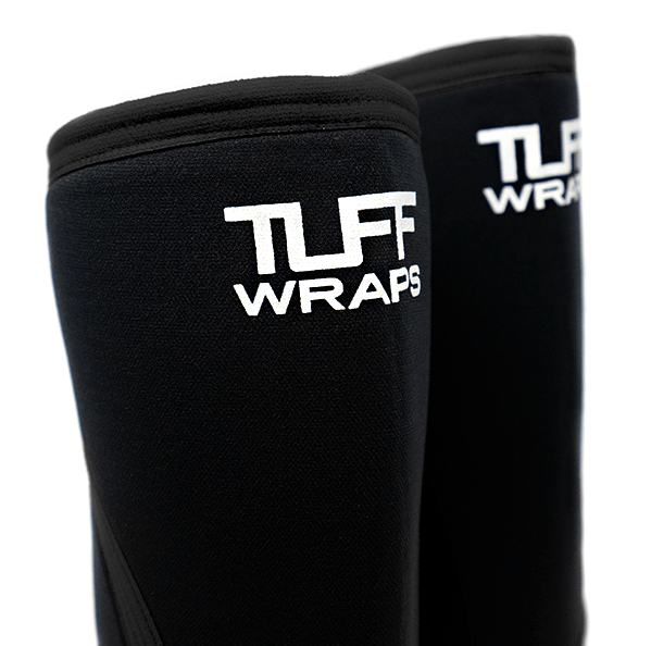 TUFF 7mm X-Training Knee Sleeves (All Black) TuffWraps.com