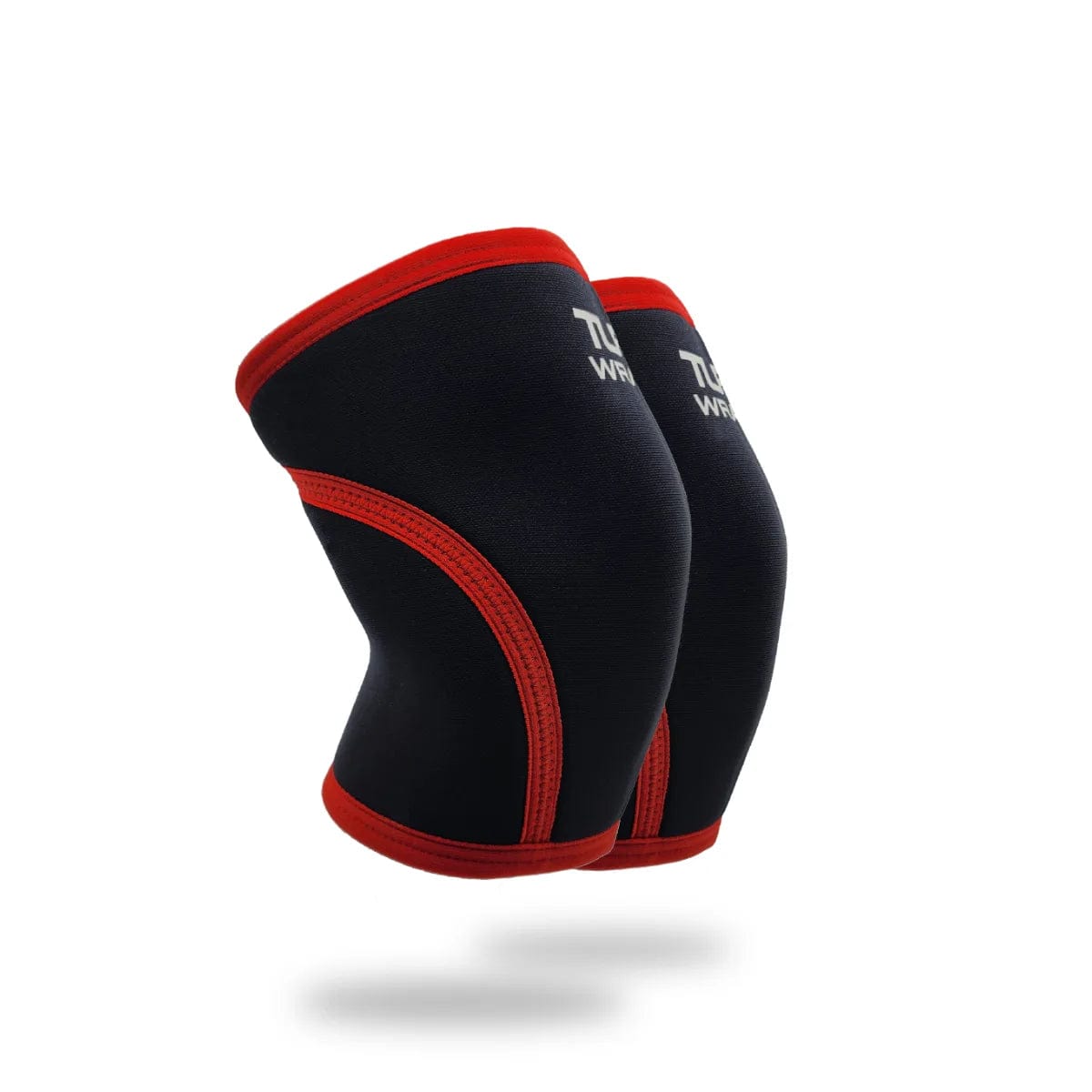 TUFF 7mm X-Training Knee Sleeves (Black/Red) TuffWraps.com