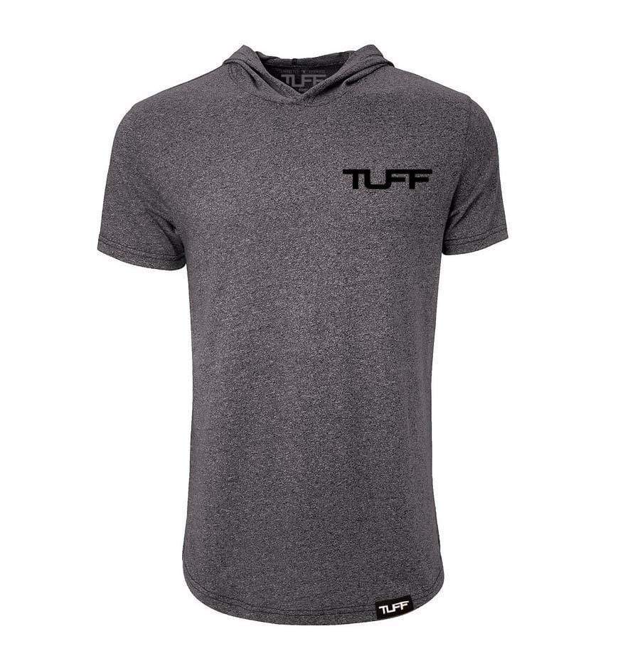 TUFF ACTV Hooded Tee S / Heather Gray TUFF