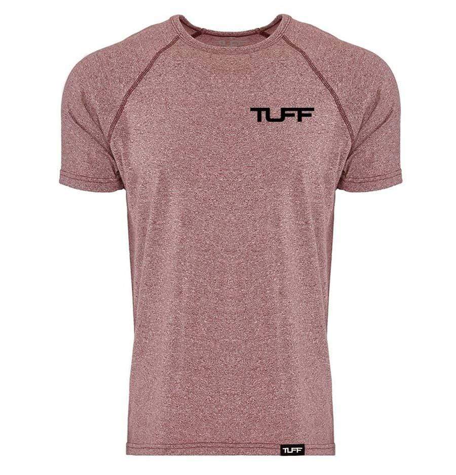 TUFF ACTV Tee S / Heather Maroon TUFF