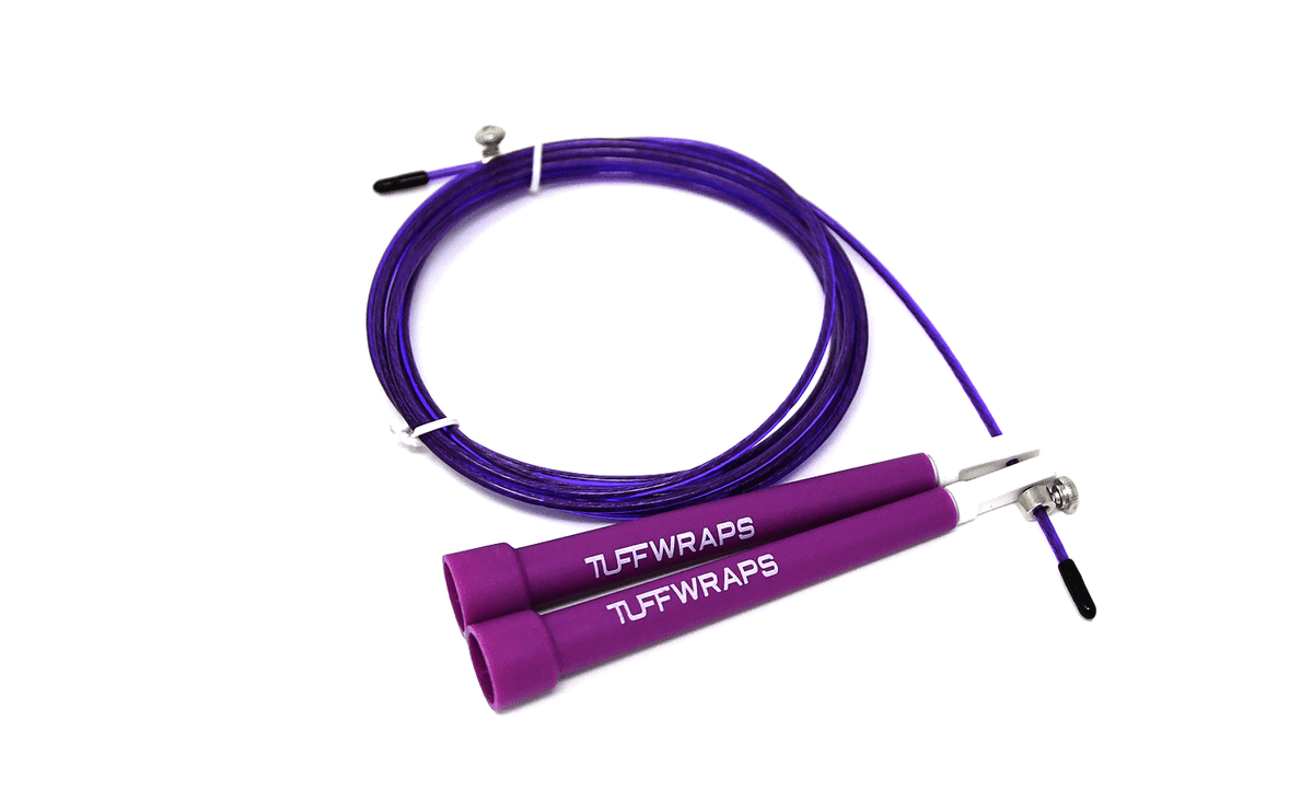TUFF Adjustable Speed Ropes Purple TuffWraps.com