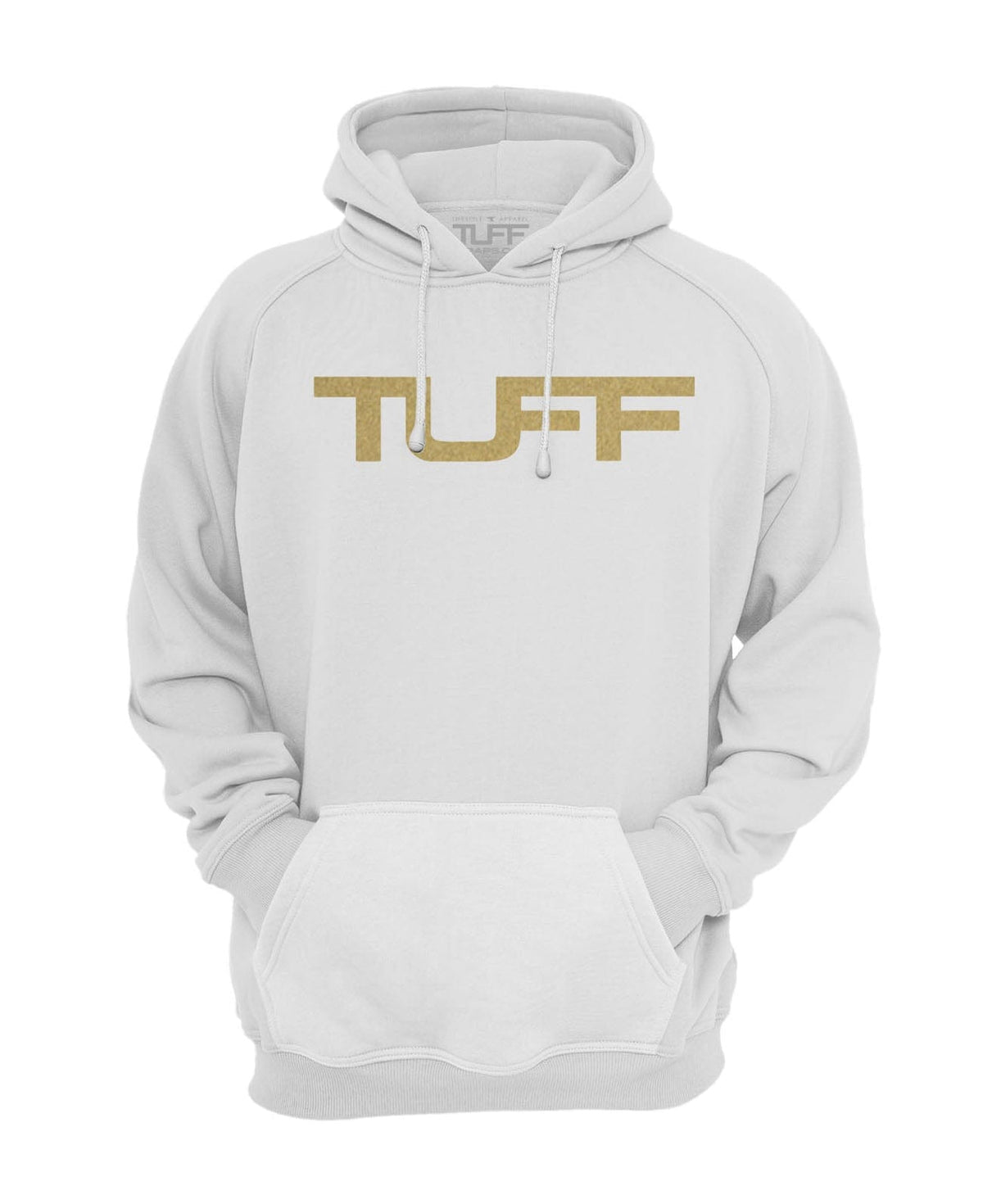 TUFF Apocalyptic Hooded Sweatshirt S / White w/Gold TuffWraps.com