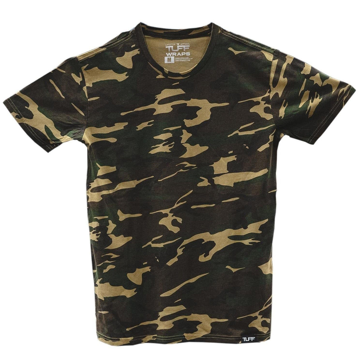 TUFF Basic Camo Tee S / Woodland Camo TUFF