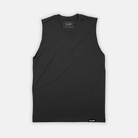 TUFF Basic Raw Edge Muscle Tank Black / S TUFF