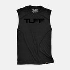 TUFF Blackout Raw Edge Muscle Tank S TuffWraps.com