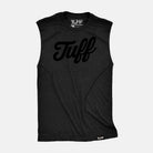 TUFF Blackout Script Raw Edge Muscle Tank S TuffWraps.com